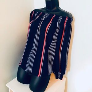 EXPRESS Long Sleeve Off Shoulder Blouse